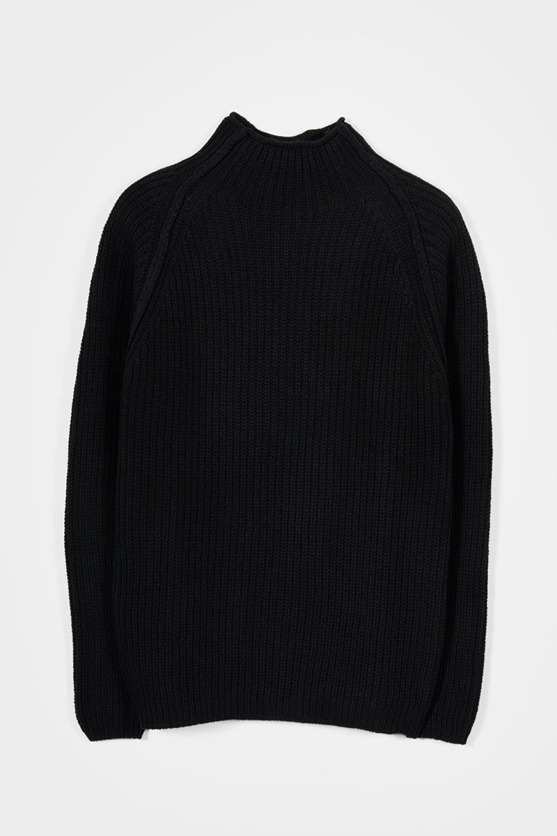 Maglione Collo Alto Unisex Lana Rigenerata Corrado - Rifò Lab Moda circolare made in Italy