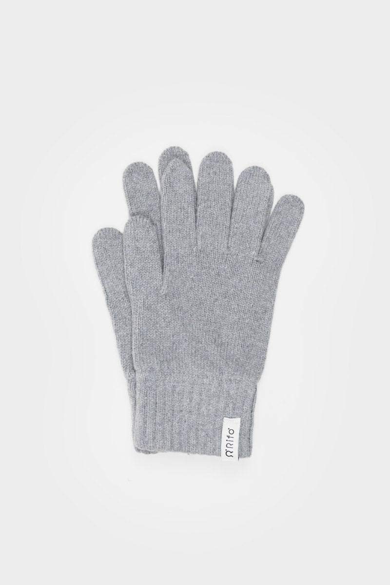 cashmere handschuhe Herren Handschuhe recycelter Kaschmirwolle grau Pier Paolo
