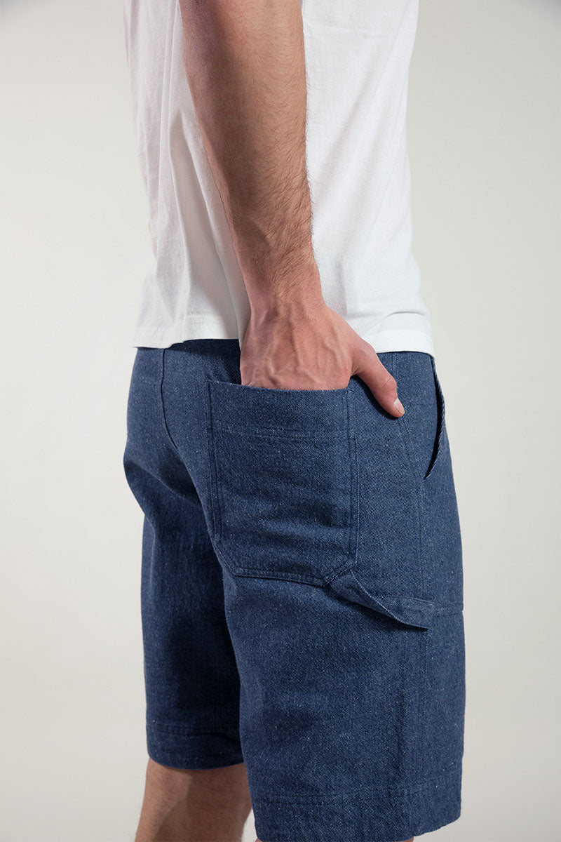  Bermuda uomo jeans rigenerato