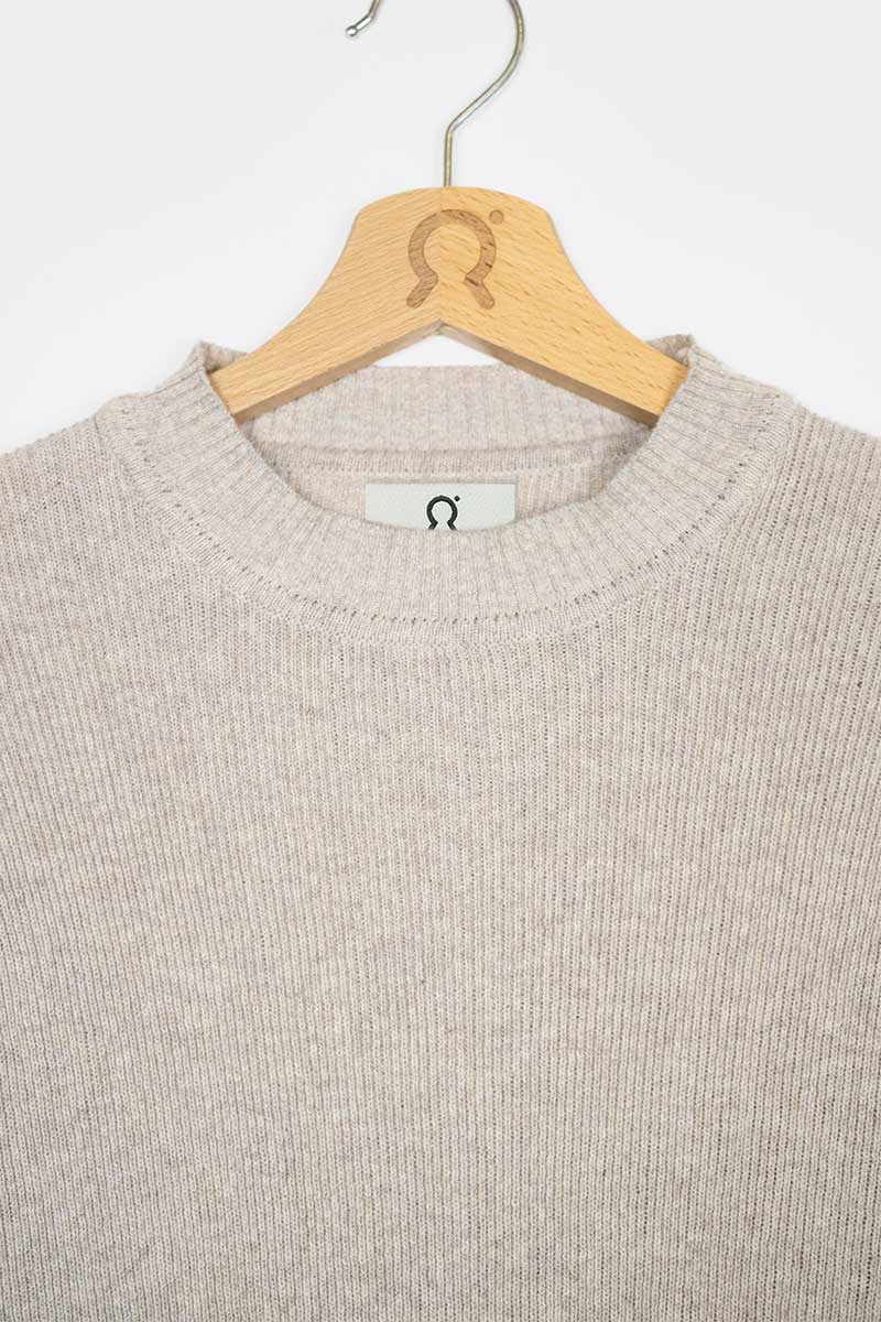 Beige Avena | Maglia Uomo Cotone Rigenerato Orlando