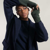 Manicotti Unisex Cashmere Rigenerato Ingrid Verde