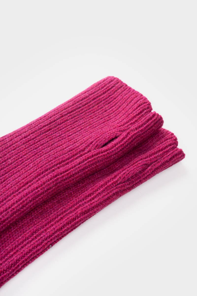 Manicotti Unisex Cashmere Rigenerato Ingrid Rosa
