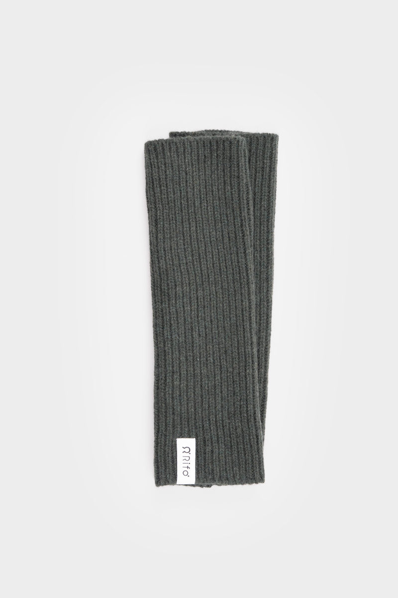Manicotti Unisex Cashmere Rigenerato Ingrid Verde