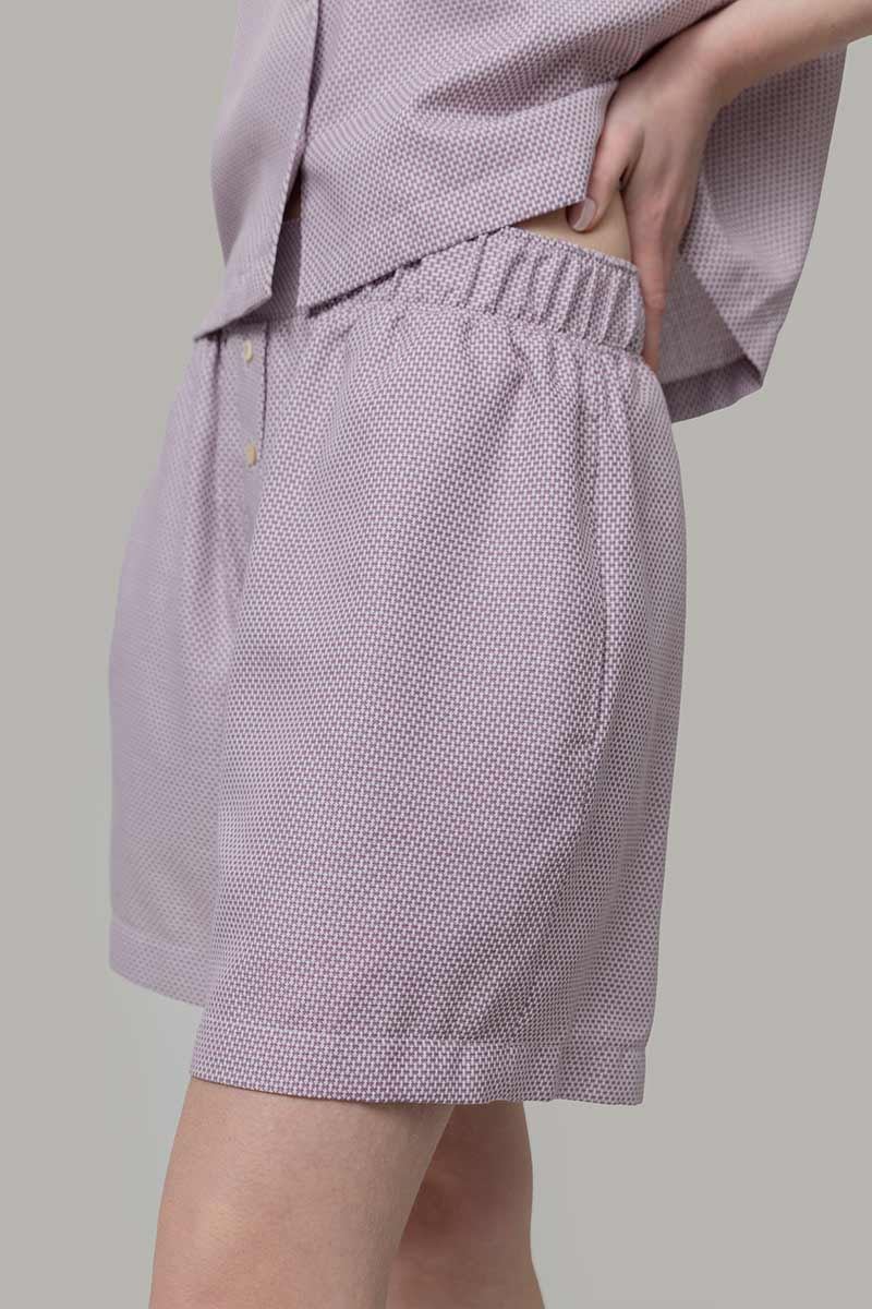 Pantaloncini Inghirami Allegra Violetto - Rifò Lab Moda circolare made in Italy