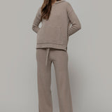 Beige Sabbia | Felpa Donna Cashmere Rigenerato Fiona