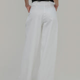 Damenhose aus Deadstock-Baumwolle Isla
