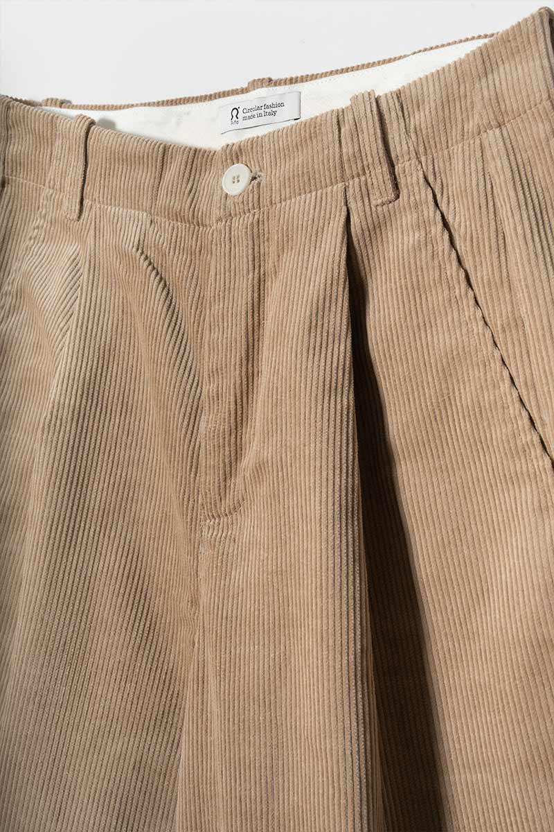 Pantaloni Velluto a Coste Donna Cotone Astrid - Rifò Lab Moda circolare made in Italy