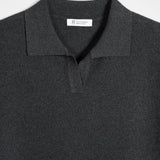 Polo Uomo Cotone Rigenerato Giancarlo Nera