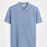 Polo Uomo Cotone Rigenerato Giancarlo Blu