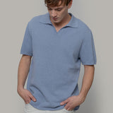 Polo Uomo Cotone Rigenerato Giancarlo Blu