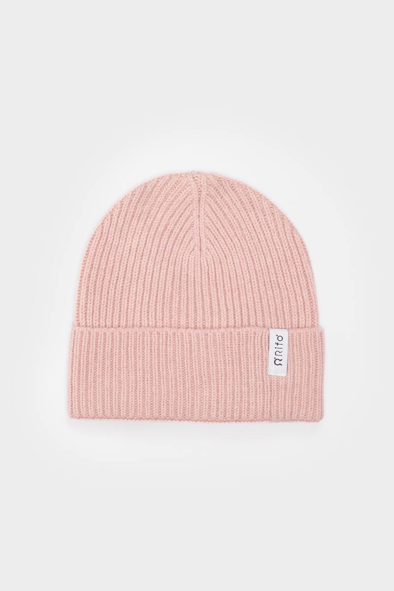 Cappello Uomo e Donna Cashmere Rigenerato Rosa Rifò
