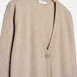 Beige Sabbia | Cardigan Donna Cashmere Rigenerato Claudia