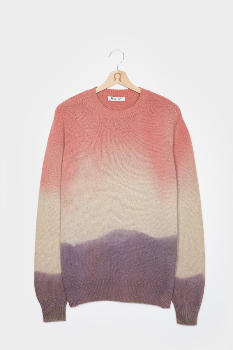 Rosa-Violet | Maglia Uomo Cashmere Rigenerato Folco