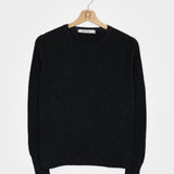 Nero Lavagna | Maglia Donna Cotone Rigenerato Olga