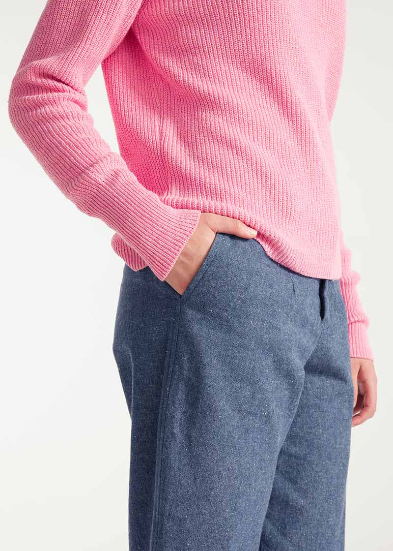 Rosa Ciliegio | Maglia Donna Cotone Rigenerato Olga