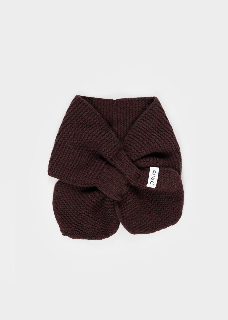 Sciarpa Fiocco Donna Cashmere Rigenerato Britta - Rifò Lab Moda circolare made in Italy