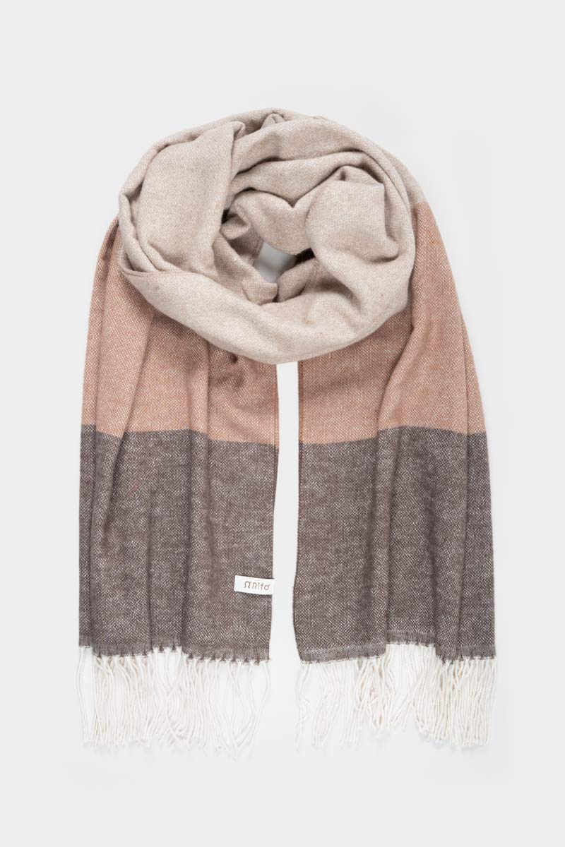 Stola Scialle Donna Cotone Rigenerato Noemi- Rifò Lab Moda circolare made in Italy