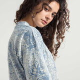 Azzurro Opale | T-Shirt Oversize Unisex Cotone Rigenerato Raku