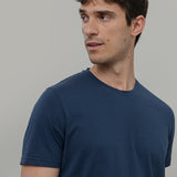 Blu Balena | tshirt cotone organico e cotone rigenerato uomo