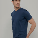 Blu Balena | tshirt cotone organico e cotone rigenerato uomo