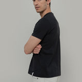 Nero Corvino | tshirt cotone organico e cotone rigenerato uomo