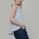 Top Donna Cotone Deadstock Diletta- Rifò Lab Moda circolare made in Italy
