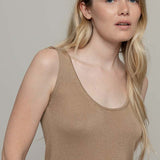 Top Viscosa Donna Valeria Beige