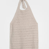 Canotta Donna Cotone Rigenerato Nilla Beige