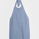 Canotta Donna Cotone Rigenerato Nilla Blu
