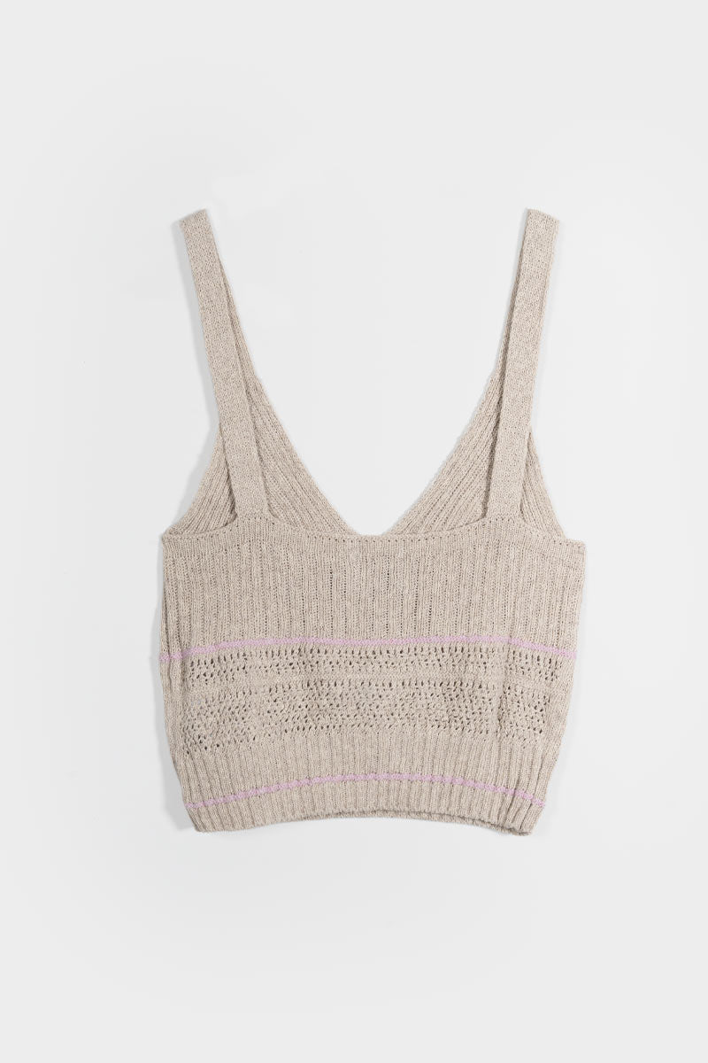 Top Cotone Zero Waste Virna Beige - Rifò