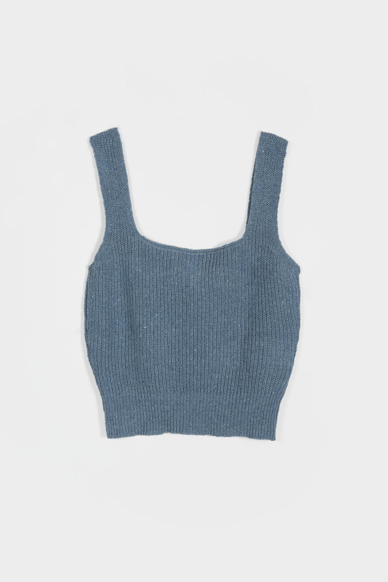 Canotta Donna Denim Rigenerato Allie Blu Atlantico