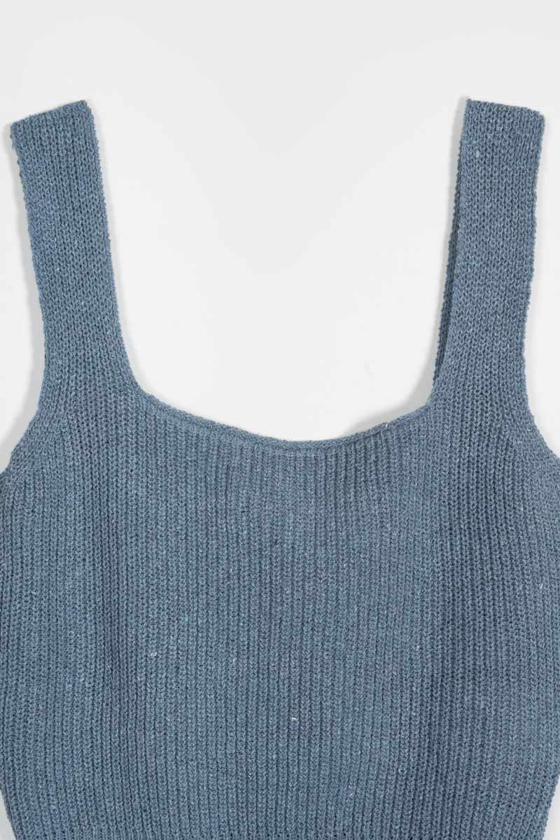 Canotta Donna Denim Rigenerato Allie Blu Atlantico
