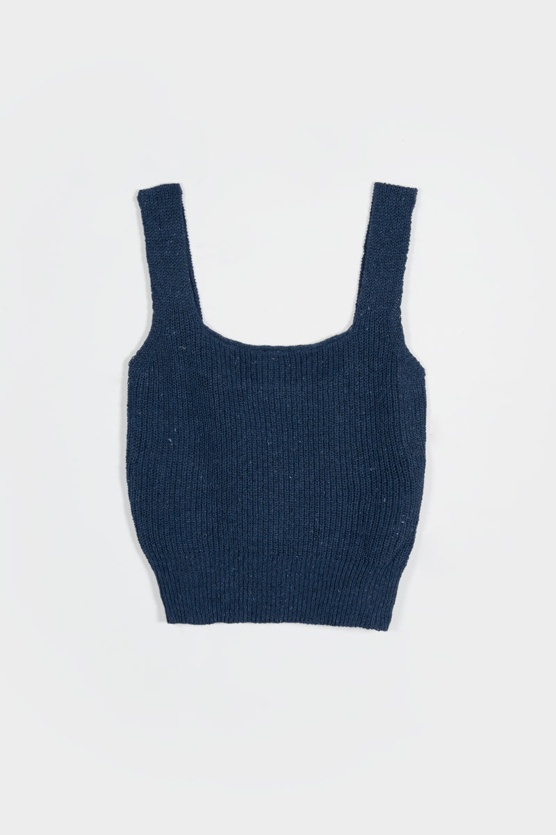 Canotta Donna Denim Rigenerato Allie Blu Baltico