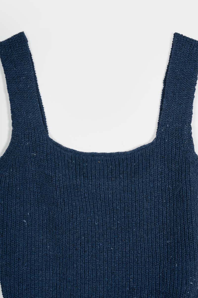 Canotta Donna Denim Rigenerato Allie Blu Baltico