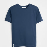 T-Shirt Donna Cotone Rigenerato Mimma Blu