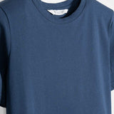 T-Shirt Donna Cotone Rigenerato Mimma Blu