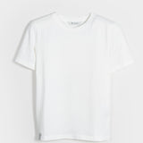 T-Shirt Donna Cotone Rigenerato Mimma Bianco