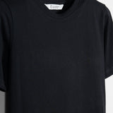 T-Shirt Donna Cotone Rigenerato Mimma Nero