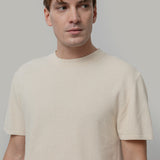 T-Shirt Uomo Cotone Rigenerato Mattia Bianco