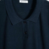 Polo Donna Lino Riciclato Nina Blu