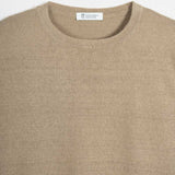 Beige Sabbia | T-shirt Lino Riciclato Donna Febe