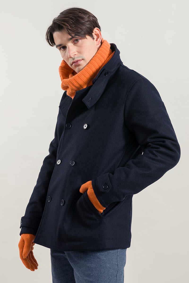 Arancio Becco d'Oca | Scaldacollo cashmere rigenerato