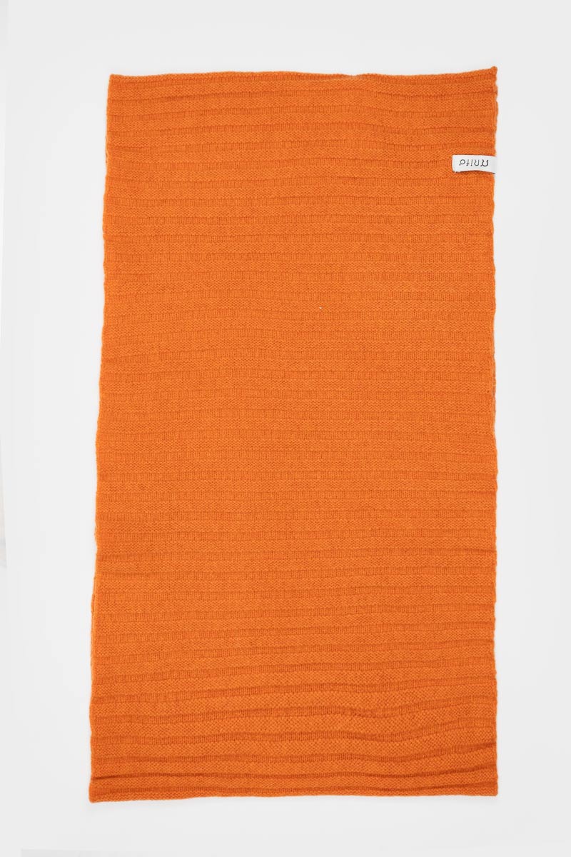 Arancio Becco d'Oca | Scaldacollo cashmere rigenerato