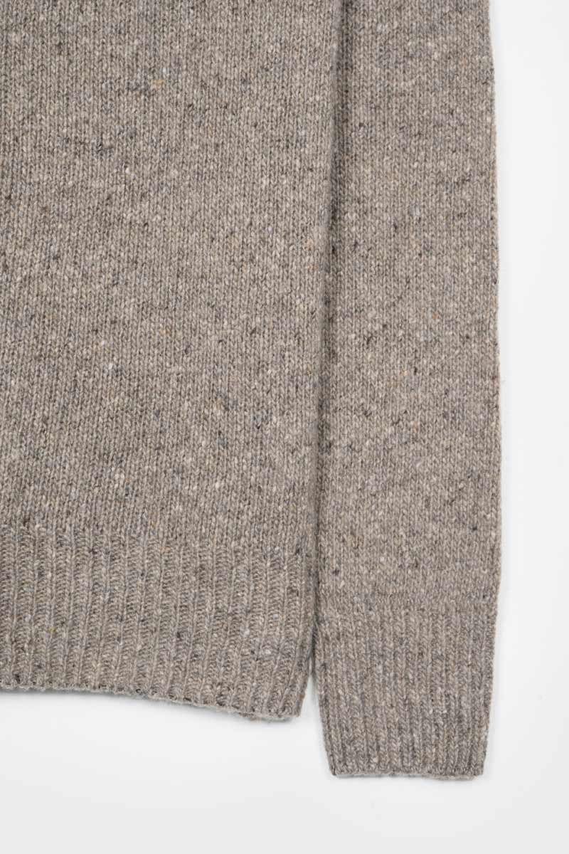 Greige Nebbia | Maglia Unisex Cashmere Rigenerato Alfredo