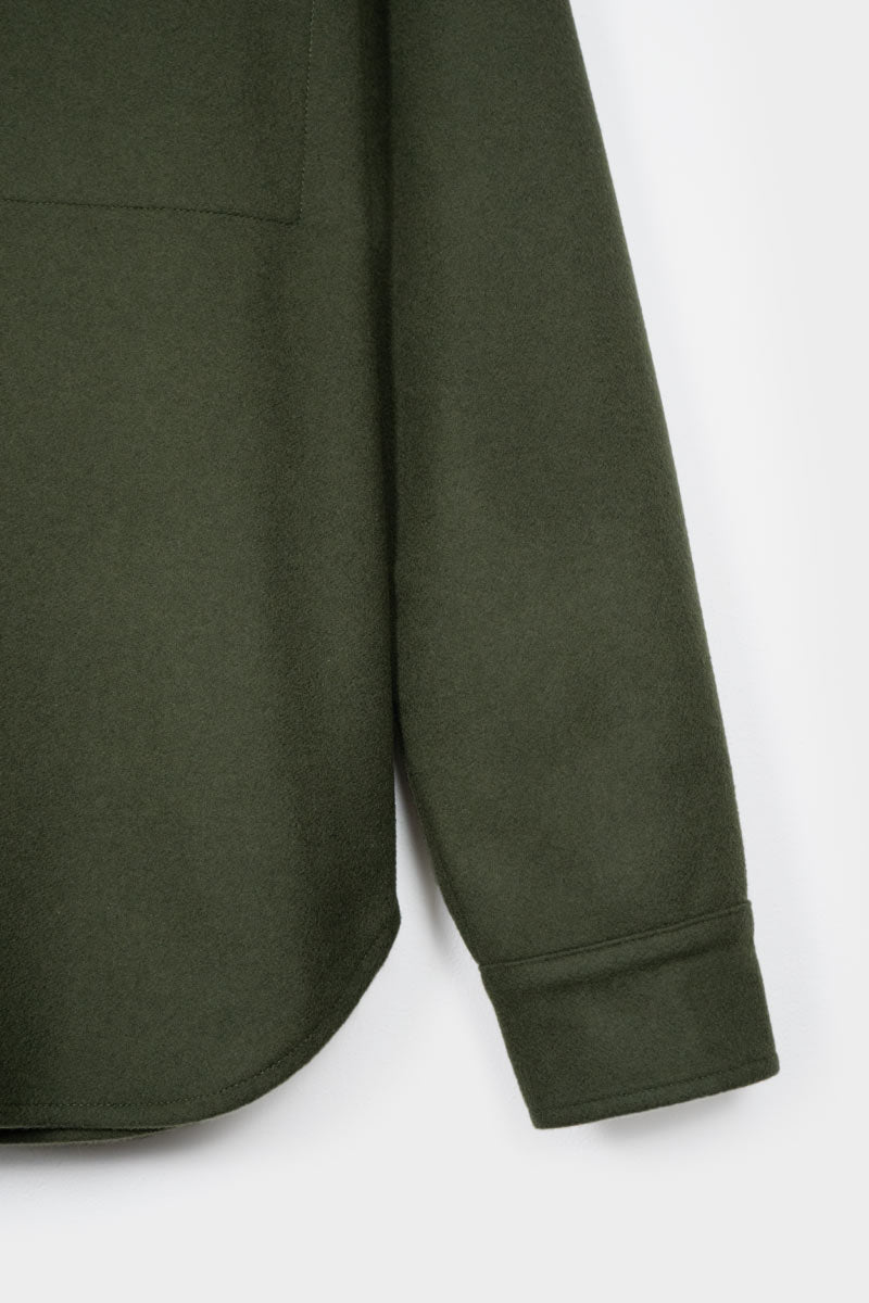 Verde Felce | Giacca Unisex Lana Rigenerata Mario