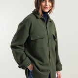 Verde Felce | Giacca Unisex Lana Rigenerata Mario