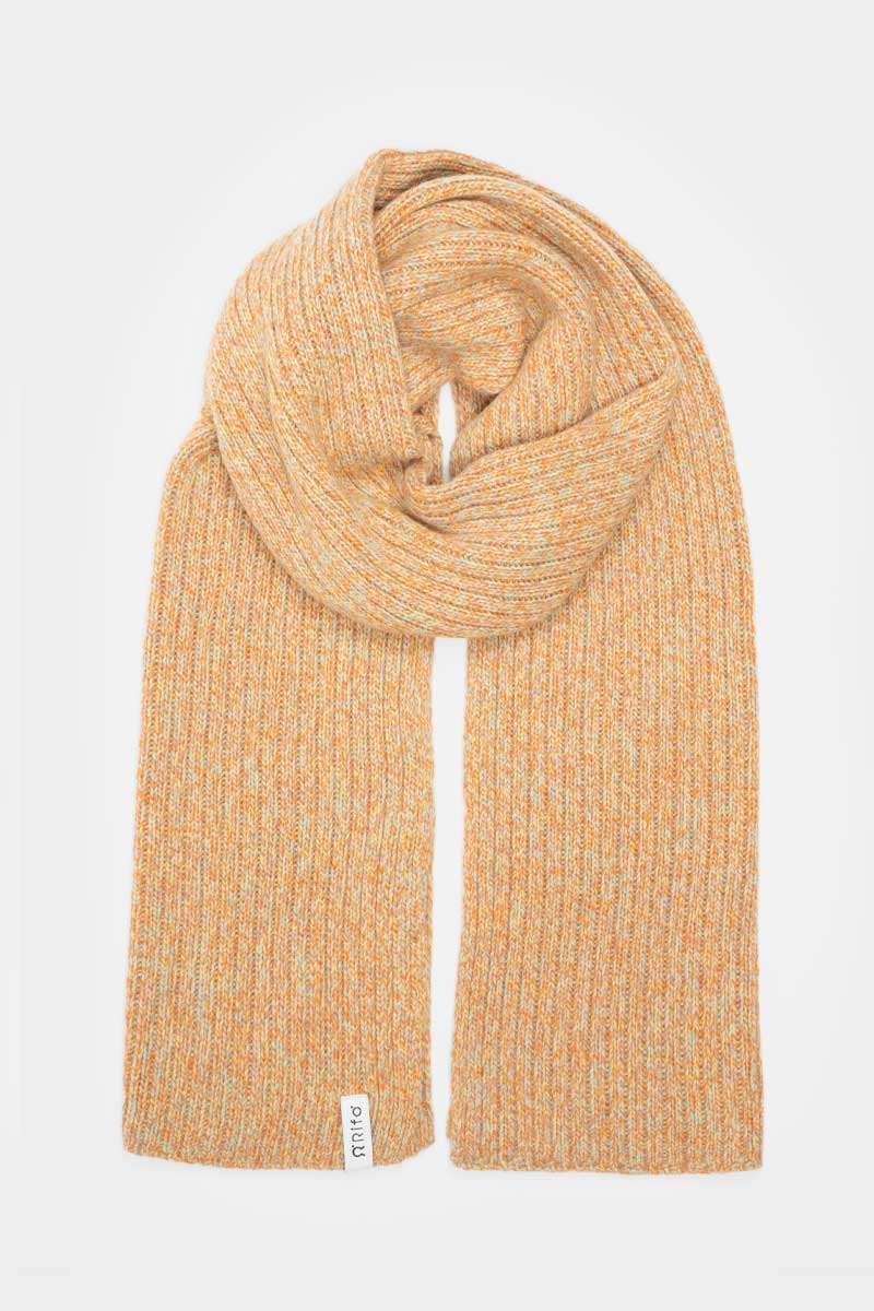Sciarpa Cashmere Rigenerato Sandro Arancio Rifò
