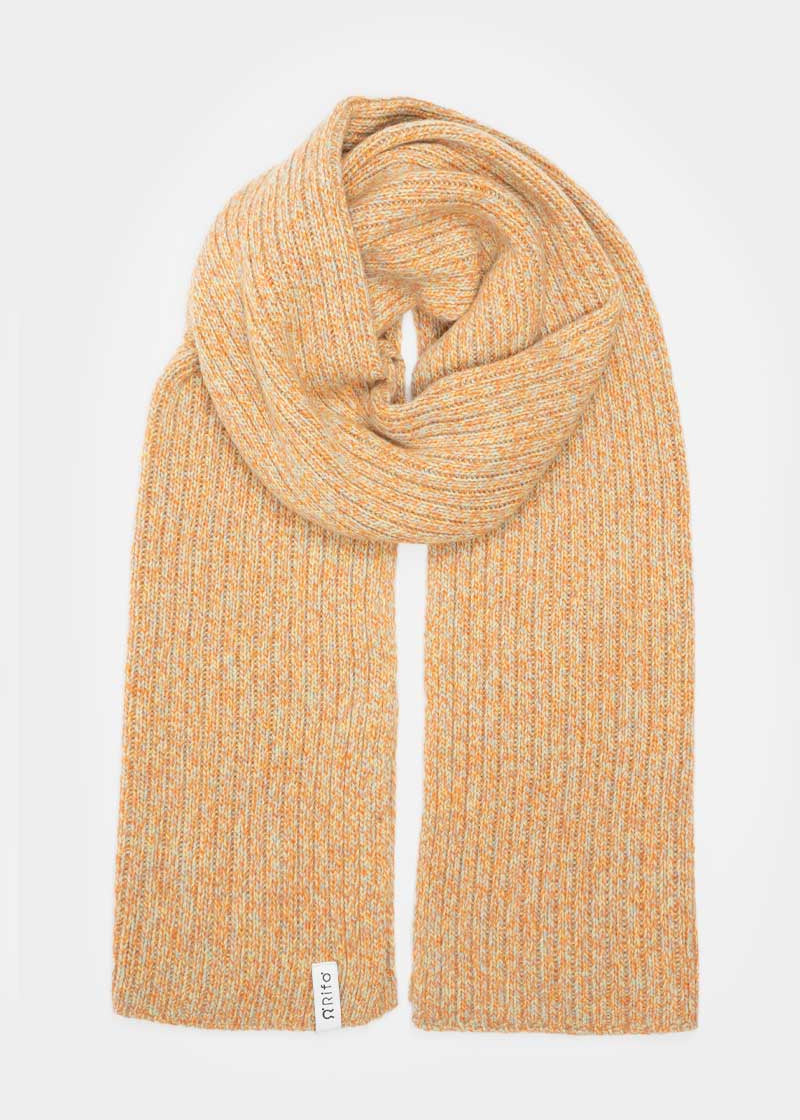 Chanteclaire Arancio Canditi | Sciarpa Cashmere Rigenerato