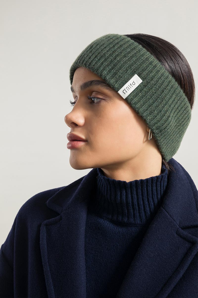Verde Foresta | Fascia Cashmere Rigenerato Lara