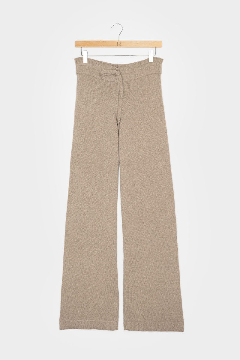 Beige Sabbia | Pantalone Donna Cashmere Rigenerato Zelda